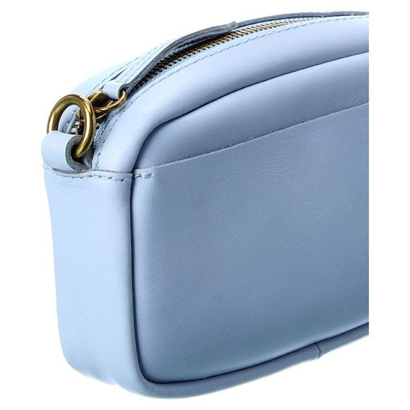 Madewell Essentials Mini Leather Crossbody, Blue - Picture 3 of 4